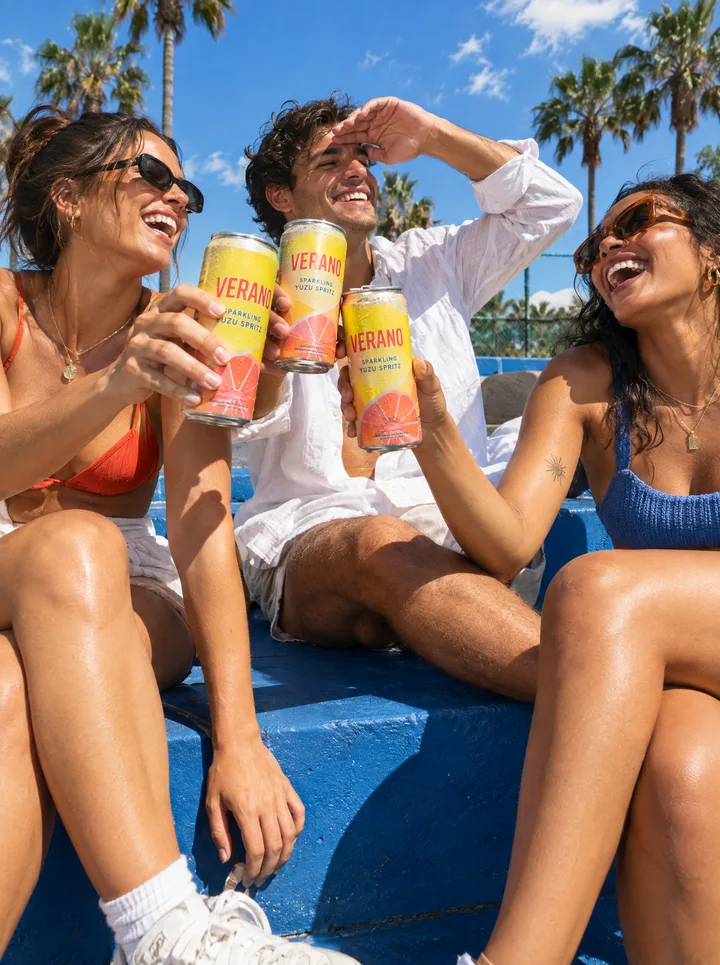 VERANO concept: a yuzu spritz.